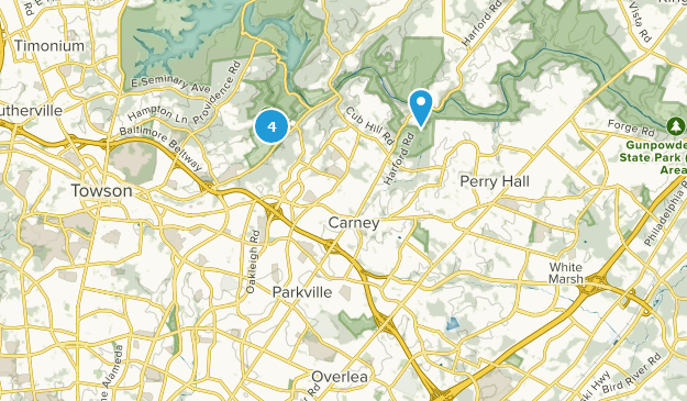 Parkville, Maryland Map