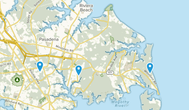 Pasadena, Maryland Map