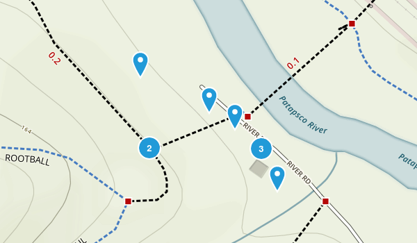 Patapsco Woods, Maryland Map