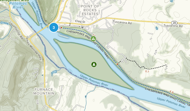 Point of Rocks, Maryland Map