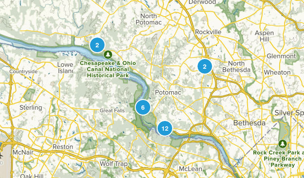 Potomac, Maryland Map