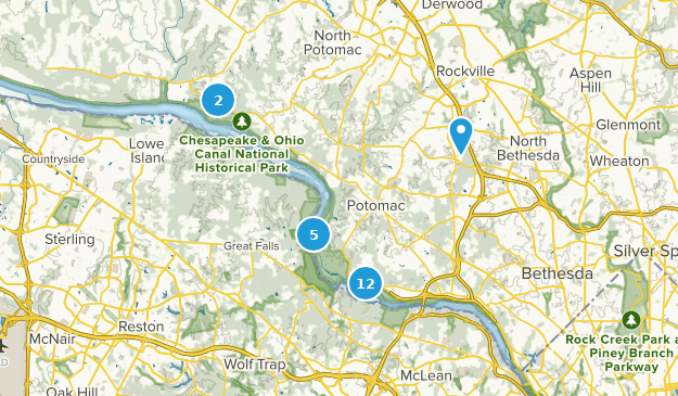 Potomac, Maryland Map