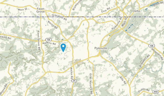 Pylesville, Maryland Map