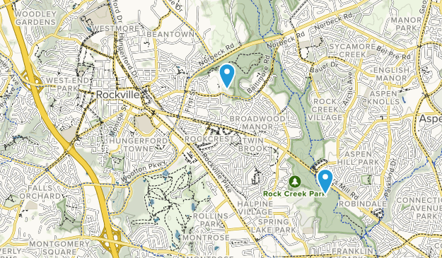 Rockville, Maryland Map