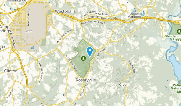 Rosaryville, Maryland Map