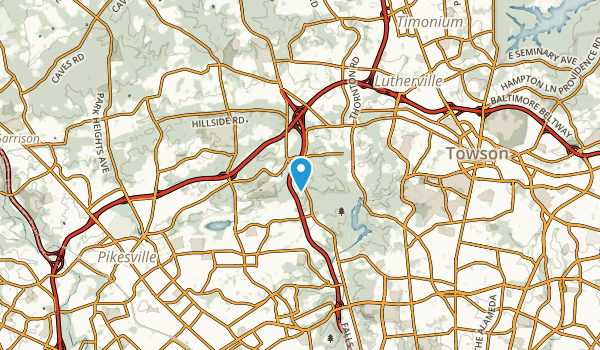 Ruxton, Maryland Map
