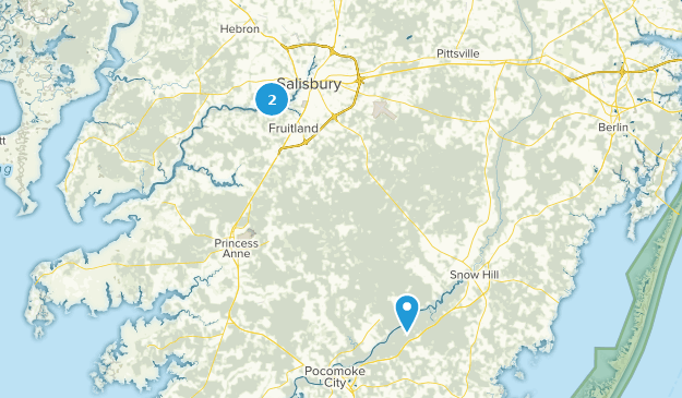 Salisbury, Maryland Map