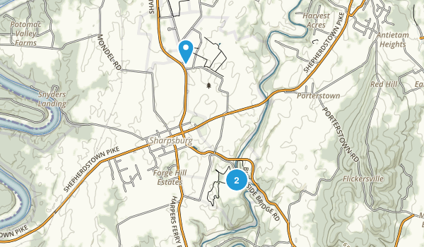 Sharpsburg, Maryland Map