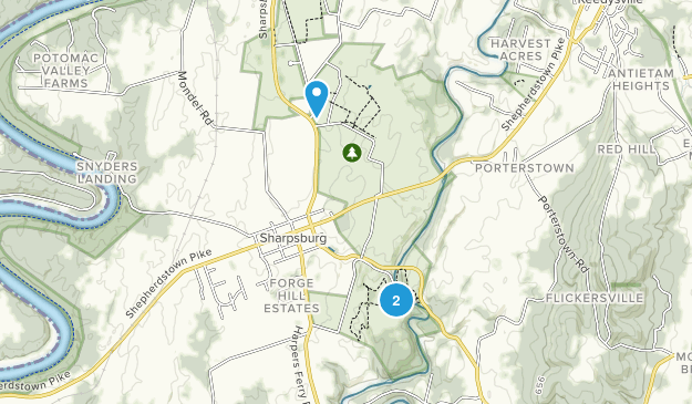 Sharpsburg, Maryland Map