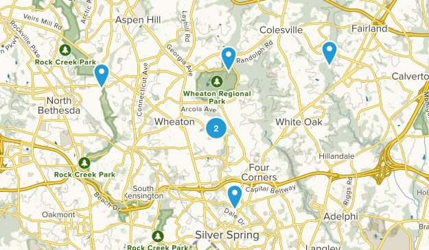 Silver Spring, Maryland Map