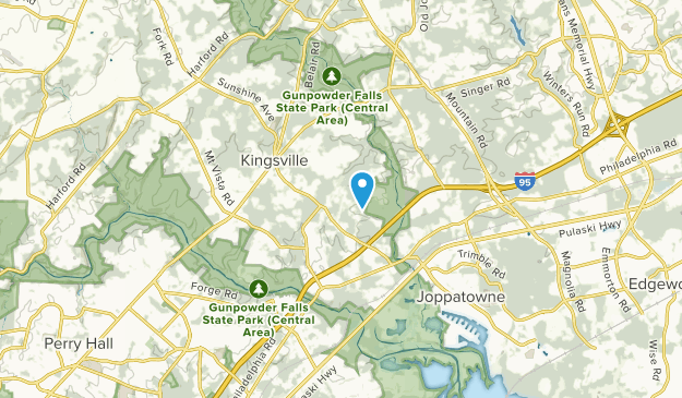 Upper Falls, Maryland Map