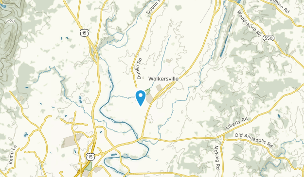 Walkersville, Maryland Map