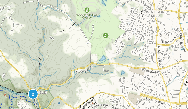 Windsor Mill, Maryland Map