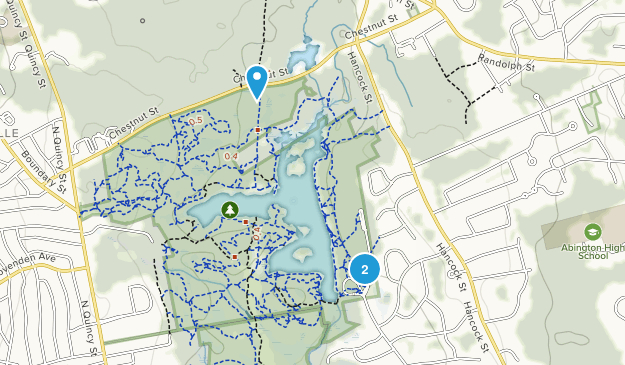 Abington, Massachusetts Map