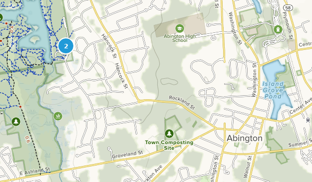 Abington, Massachusetts Map