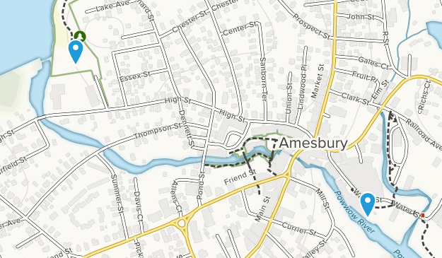 Amesbury, Massachusetts Map
