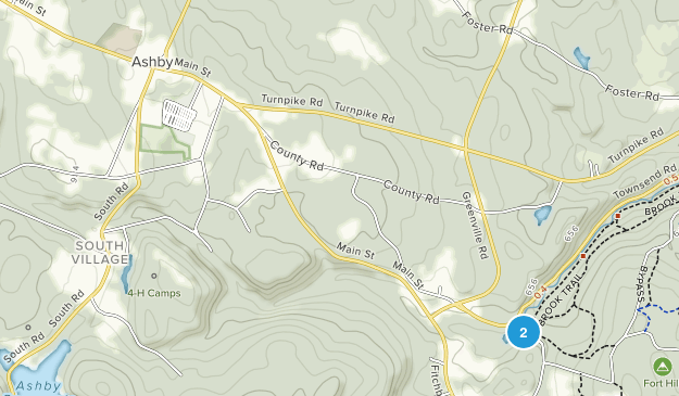 Ashby, Massachusetts Map