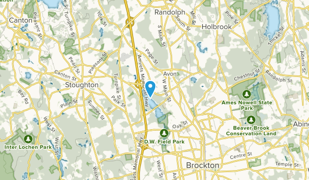 Avon, Massachusetts Map