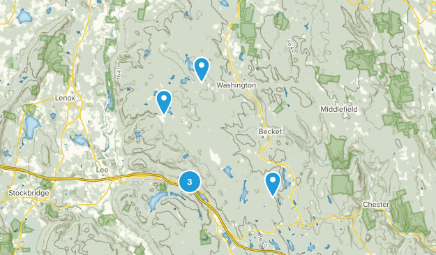 Becket, Massachusetts Map