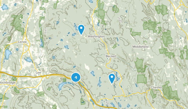 Becket, Massachusetts Map