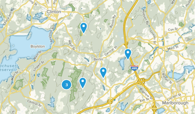 Berlin, Massachusetts Map
