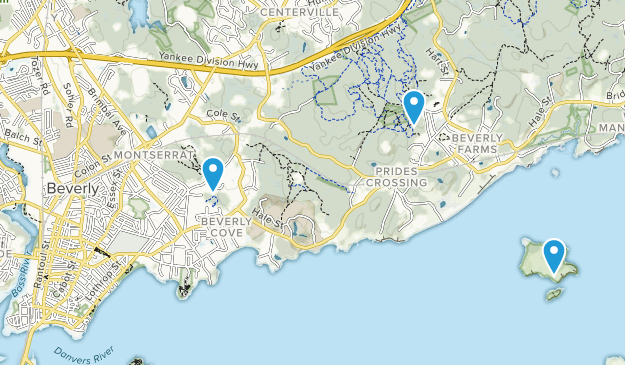 Beverly, Massachusetts Map