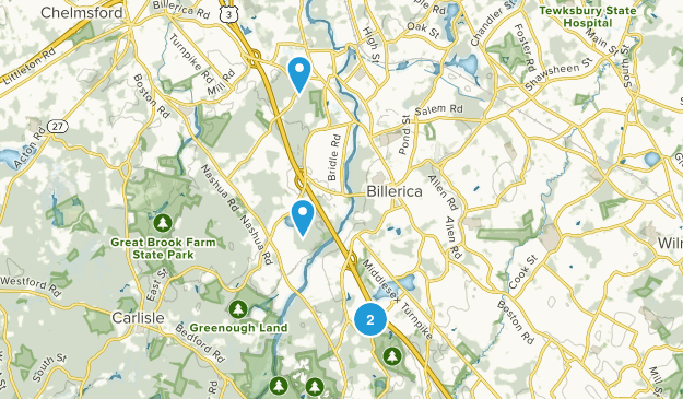 Billerica, Massachusetts Map