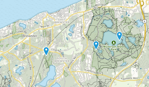 Brewster, Massachusetts Map