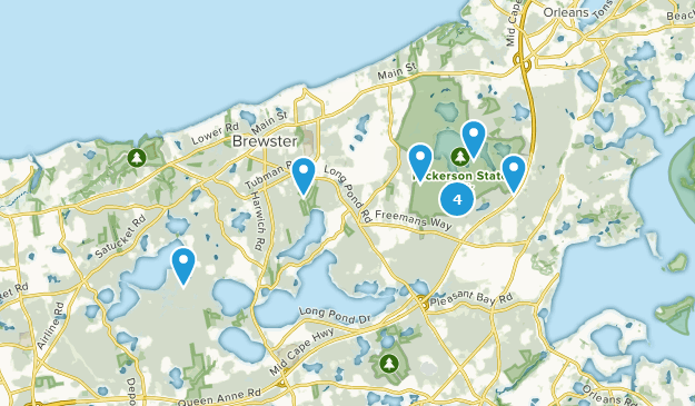 Brewster, Massachusetts Map