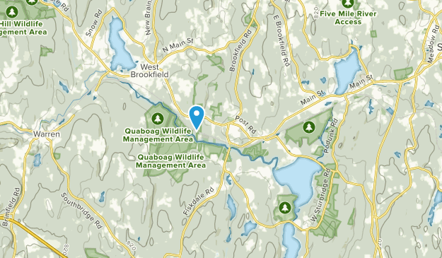 Brookfield, Massachusetts Map