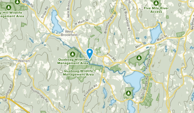 Brookfield, Massachusetts Map