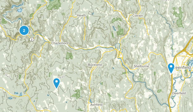 Charlemont, Massachusetts Map