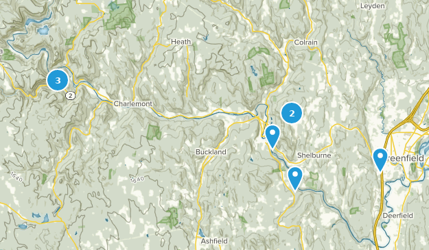 Charlemont, Massachusetts Map