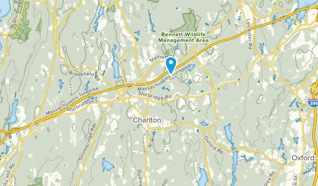 Charlton, Massachusetts Map