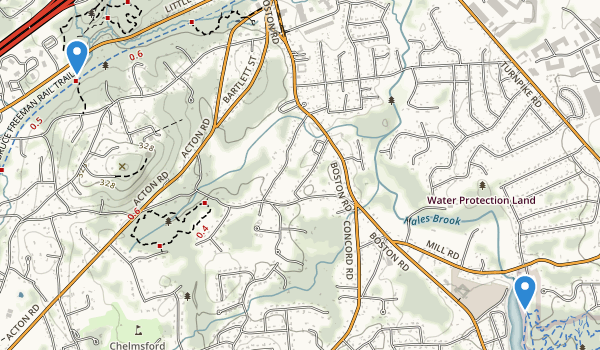 Chelmsford, Massachusetts Map