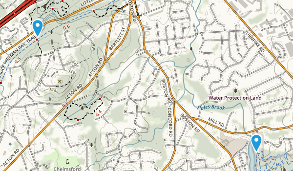 Chelmsford, Massachusetts Map
