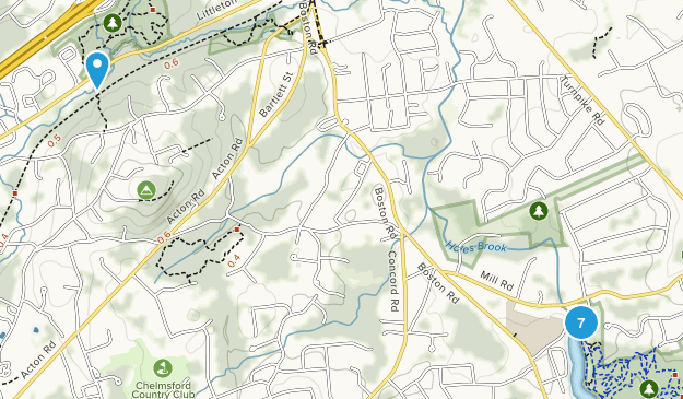 Chelmsford, Massachusetts Map