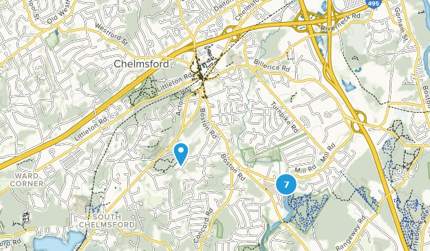 Chelmsford, Massachusetts Map
