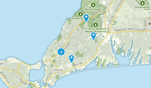 Chilmark, Massachusetts Map