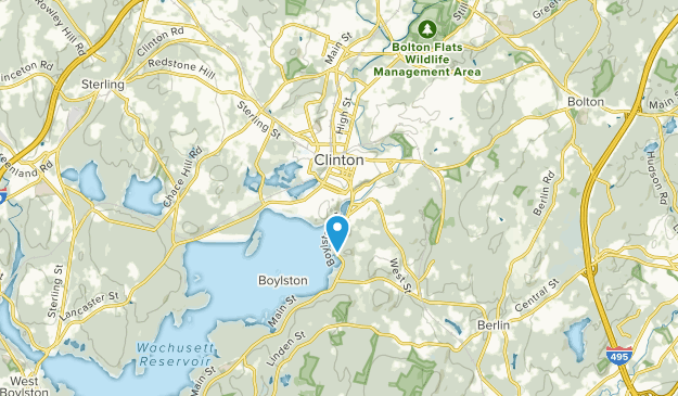 Clinton, Massachusetts Map