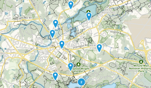 Concord, Massachusetts Map