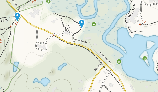 Dedham, Massachusetts Map