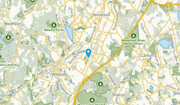 East Walpole, Massachusetts Map
