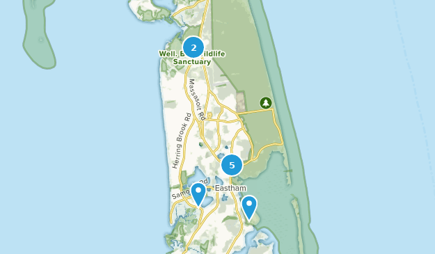 Eastham, Massachusetts Map