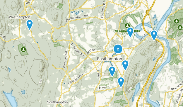 Easthampton, Massachusetts Map