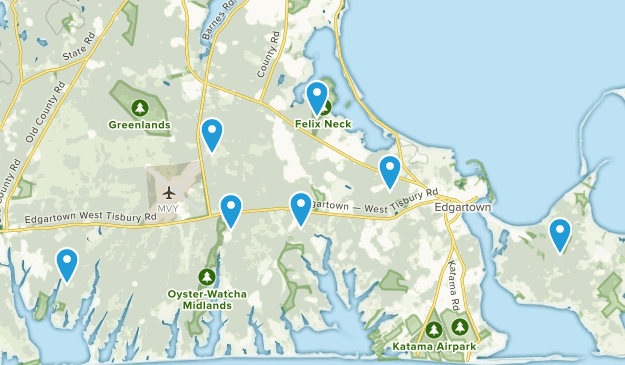 Edgartown, Massachusetts Map