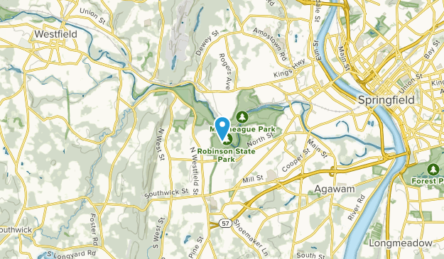 Feeding Hills, Massachusetts Map