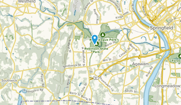 Feeding Hills, Massachusetts Map