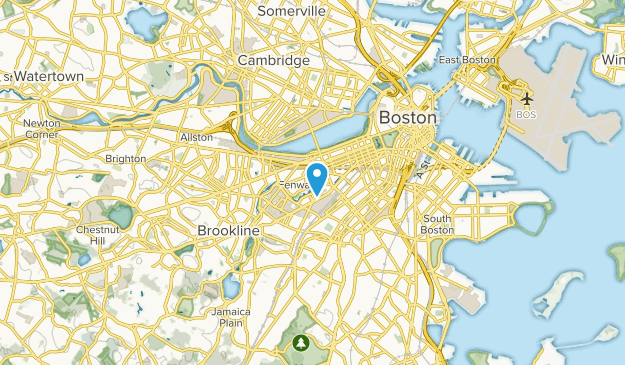 Fenway/Kenmore, Massachusetts Map