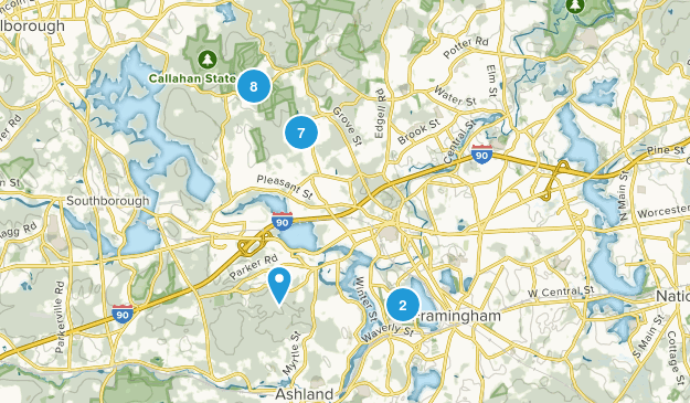 Framingham, Massachusetts Map